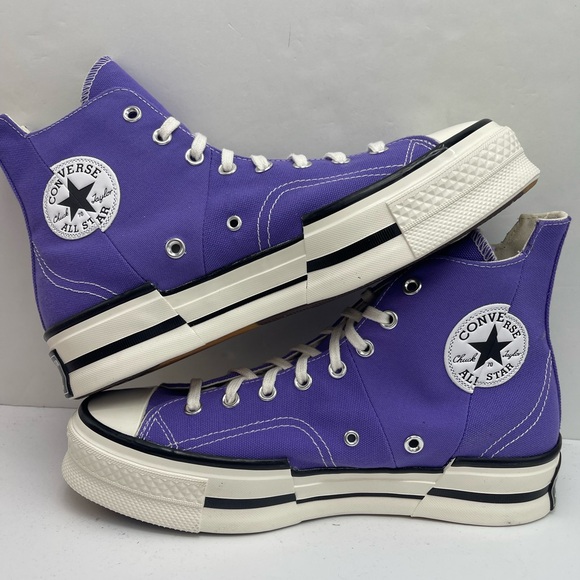 Converse Mn A12523C
CHUCK 70 PLUS HI
VIPER VIOLET/EGRET Purple High-Top Sneakers - Picture 16 of 16